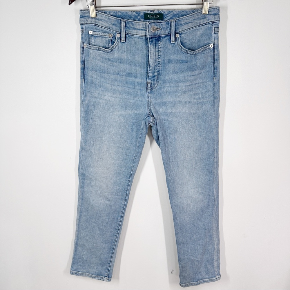 Lauren Ralph Lauren Light Wash Slim Straight Jeans Size 10 Ankle